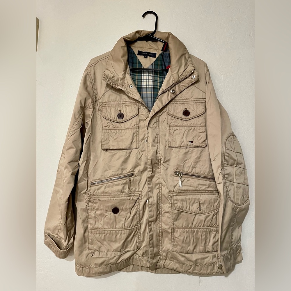 Tommy Hilfiger Men's Pockets Filled Hidden Hooded Performance Bomber Jacket